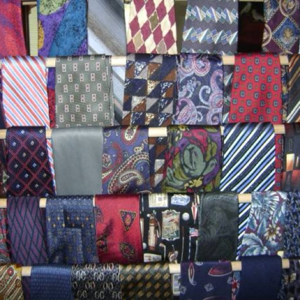 50 new & gently used men’s ties for crafting.